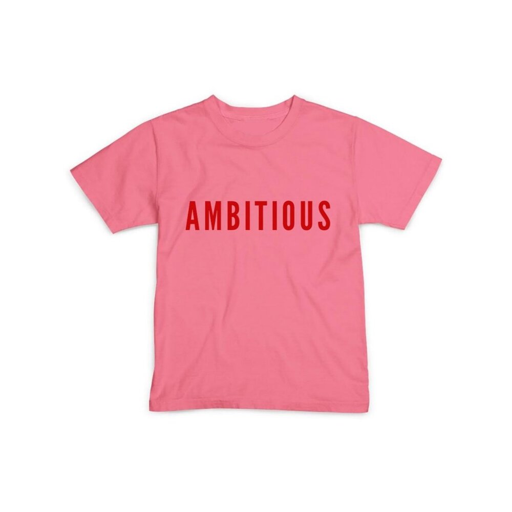 Phenomenal Kids Pink Ambitious Graphic T-Shirt Youth L‎ AMB T-Shirt NEW